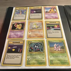 Pokemon TCG 34-Card Lot 1999 Base Set Vintage WOTC No Duplicates LP/NM MP - Image 1