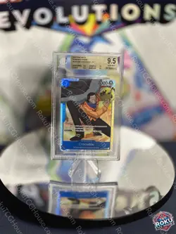 One Piece Card Game Crocodile SR Romance Dawn English Graded Beckett 9.5 Grading - Image 1