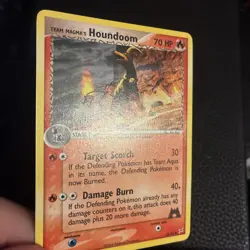 Pokemon Card - Team Magma's Houndoom Team Magma vs Team Aqua 34/95 Non Holo NM- - Image 2