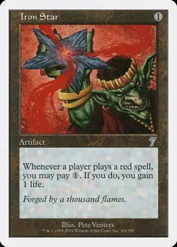 Iron Star - Foil 7th Edition MP MTG - Image 1