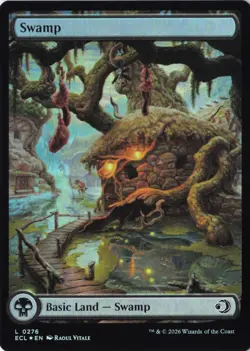 Swamp (0276) Lorwyn Eclipsed Foil NM 276 - Image 1