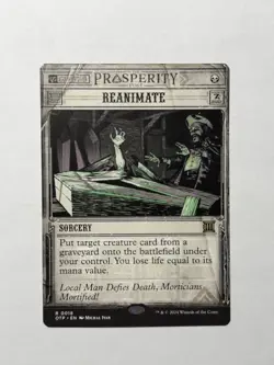 Reanimate Outlaws of Thunder Junction: Breaking News Regular NM - Image 1