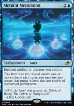 Moonlit Meditation Edge of Eternities EOE 69 MTG Regular NM - Image 1