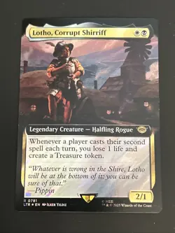 Lotho, Corrupt Shirriff (Extended Art) (Surge Foil) #781 NM-M Lord of the Rings - Image 1