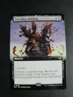 Bloodline Bidding (Extended Art) Rare MTG Lorwyn Eclipsed - Image 1