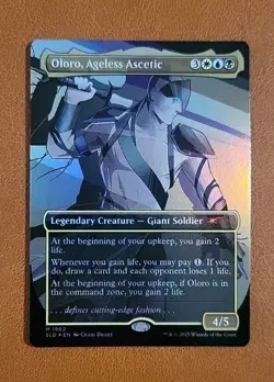NM Rainbow Foil Oloro, Ageless Ascetic SLD #1962 Secret Lair Slay The Day - Image 1
