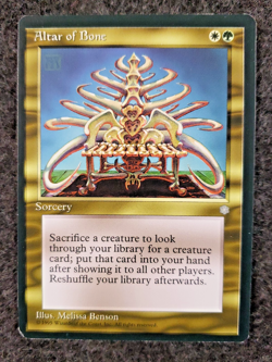Altar of Bone Magic The Gathering Ice Age NM Never Played............ (DS3D1K3) - Image 1