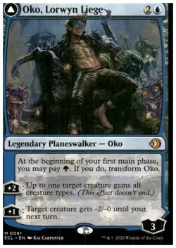 MTG Magic The Gathering Lorwyn Eclipsed Oko, Lorwyn Liege - Image 1