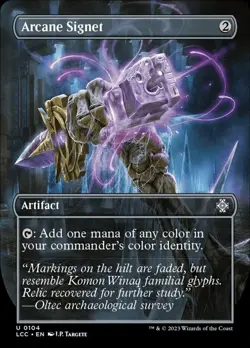 1 x Arcane Signet - Borderless - Commander: The Lost Caverns of Ixalan - NM-Mint - Image 1