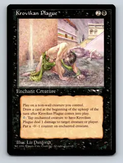 MTG Krovikan Plague Regular NM - Image 1