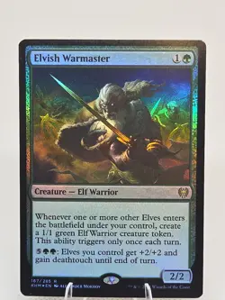 Elvish Warmaster FOIL X1 KHM MTG Kaldheim - Image 1