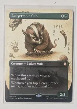 Avatar: The Last Airbender (TLA) Badgermole Cub (Borderless) #0326 - Image 1