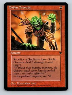 MTG Goblin Grenade Regular NM - Image 1