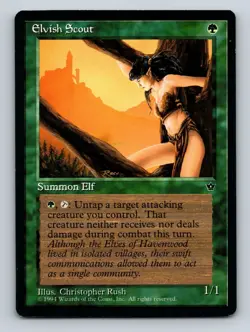 MTG Elvish Scout Regular NM - Image 1
