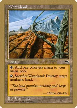 Wasteland (#mlp330) World Championship Decks 1999 MP MTG - Image 1