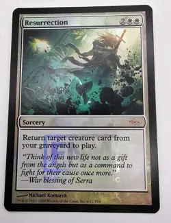 Resurrection FOIL Friday Night Magic FNM MTG Gathering DCI Promo - Image 1