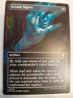 Arcane Signet (Borderless) Commander Masters Regular - Image 1
