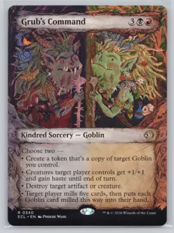 Grub's Command (Showcase) R Lorwyn Eclipsed 340 NM - Image 1