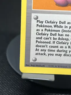 Pokemon TCG Clefairy Doll 70/102 Base Set Regular MP - Image 5