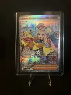 Pokemon Iono 269/193 Trainer-Supporter Full Art Holo Paldea Evolved English - Image 1