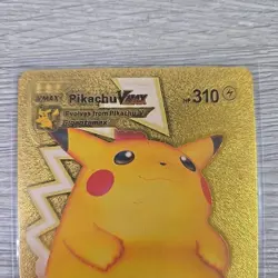 Pikachu Vmax Gigantamax Gold Foil Pokemon Card 044/185 310hp W/ Top Loader - Image 2