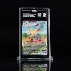 Leafeon VMAX (Alternate Art Secret) 205/203 SWSH07 Pokemon Evolving Skies TAG 10 - Image 1