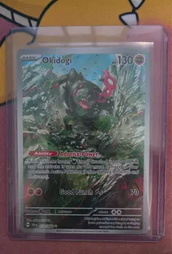 Pokemon Shrouded Fable Okidogi 074/064 Illustration Rare NM/M - Image 1
