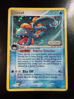 Huntail 18/92 Stamped Pokemon EX Legend Maker 2006 Vintage Reverse Holo - Image 1