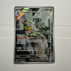 Fraxure 077/064 Pokemon Shrouded Fable Illustration Rare ,NM - Image 1