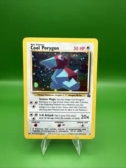 Pokemon Cool Porygon #15 Holo Black Star Promo Vintage WOTC NM T5 - Image 1