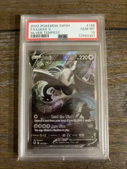 Pokemon 2022 Lugia V 186/195 Alt Art Silver Tempest GEM MINT PSA 10 - Image 1