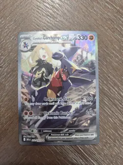 Pokemon TCG Destined Rivals Cynthia's Garchomp EX SIR - Image 3