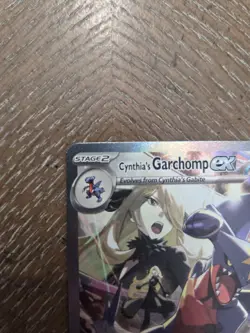 Pokemon TCG Destined Rivals Cynthia's Garchomp EX SIR - Image 4