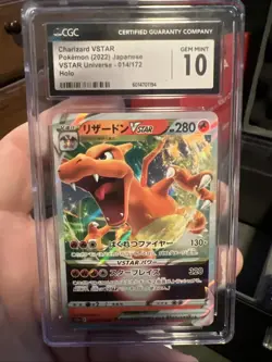 Pokemon TCG Charizard VSTAR 014/172 RRR S12a Japanese Edition CGC 10 Gem Mint - Image 1