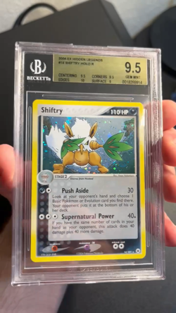 2004 Pokemon Shiftry 14/101 Holo EX Hidden Legends BGS 9.5 GEM MINT 10 SUB! PSA - Image 2