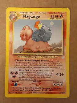 Pokemon Magcargo 33/64 Neo Revelation Near Mint See Pictures - Image 1