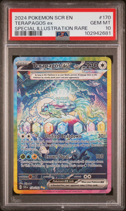 PSA 10 Terapagos ex 170/142 - Stellar Crown - (SIR) Pokemon - Image 1