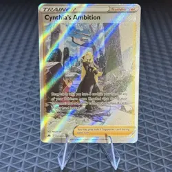 Cynthia's Ambition GG60/GG70 Crown Zenith: Galarian Gallery Holo Pokemon TCG - Image 1
