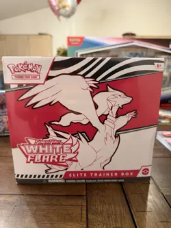 Pokemon TCG Scarlet & Violet White Flare Elite Trainer Box Factory Sealed ETB - Image 1