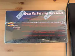 Pokemon 1st Gen Team Rocket Booster Box 1st Edition Factory Sealed - Image 3