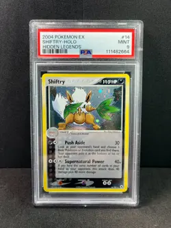 2004 Pokemon Shiftry 14/101 Holo EX Hidden Legends PSA 9 MINT! NEW CERT - Image 3