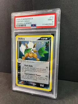 2004 Pokemon Shiftry 14/101 Holo EX Hidden Legends PSA 9 MINT! NEW CERT - Image 4