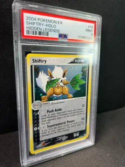 2004 Pokemon Shiftry 14/101 Holo EX Hidden Legends PSA 9 MINT! NEW CERT - Image 5