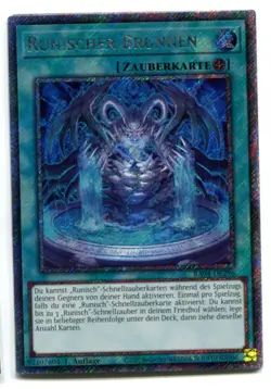 Yu-Gi-Oh! Runischer Brunnen Platinum Secret Rare RA04-DE296 - Image 1