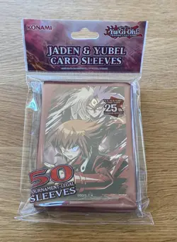 Yugioh Jaden & Yubel Card Sleeves 50 Stuck Schutzhullen - Image 1