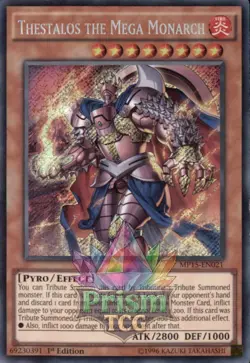 1st ed Thestalos the Mega Monarch secret rare MP15-EN021 Yugioh - Image 1
