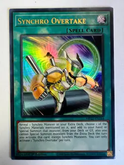 Yugioh - Synchro Overtake - MP22-EN164 - 1st Edition - Mint - Image 1