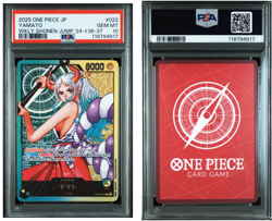 PSA10 2025 ONE PIECE JAPANESE PROMOS 022 YAMATO WEEKLY SHONEN JUMP 2024-ISSUE 36 - Image 1