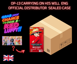 Sealed Case OP-13 CCG One Piece Official Distributor Sleeved Booster Packs(20) - Image 1