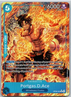 Portgas.D.Ace Alternate Art OP08-052 Rare Two Legends One Piece - Image 1